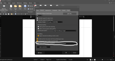 Textmaker Insert Frames and Drawings Settings Screenshot (Never as Default).png