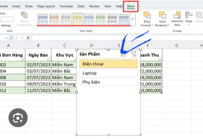 Excel slicer feature and "slicer" tags