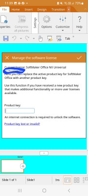 The circled area is where the error is displayed