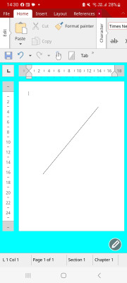 The image below is a screenshot of me drawing a <br />straight line. It doesn’t look perfect. It’s A broken line, not a completely straight one